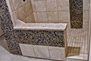 Natural Stone and Mosaic Tile Mud Shower Pan - 2i