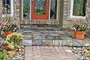 Slate Tile Installation on Front Porch - 4d