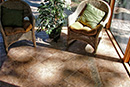 Stone and Mosaic Tile Sunroom Flooring - 4h